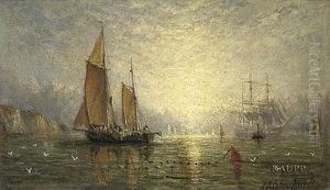 Britischer Marinemaler 2. by Adolphus Knell
