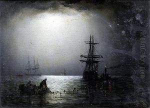 Hauling In The Nets, By Moonlight Hauling In The Nets, By Moonlight