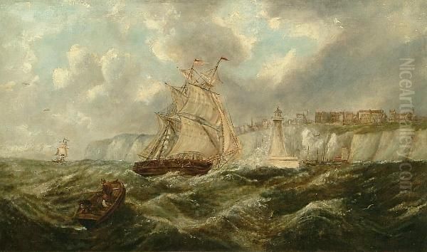 Ships Off The Coast Of Dover - view 1