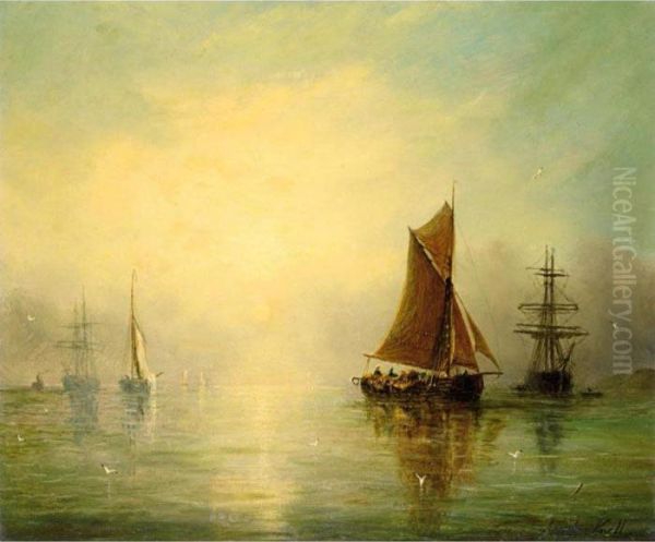 Fishing Boats In A Calm - view 1