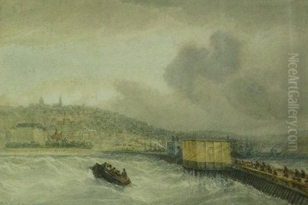 Boulogne On A Squally Day - view 1