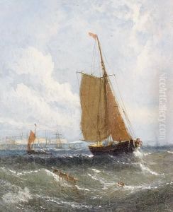 Fishing Boats In Choppy Waters