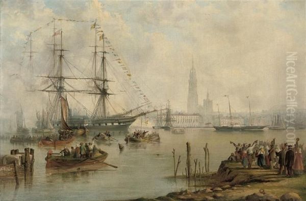 The British Royal Yacht 
Victoria &amp; Albert (ii) - view 1