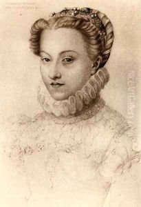 Elizabeth of Austria, Queen of France (1554-92) by Francois Clouet