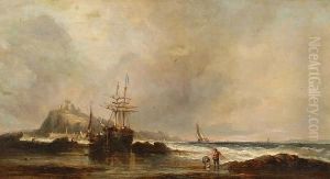 Low Tide At St Michaels Mount