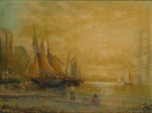 Fisherfolk On The Shore
