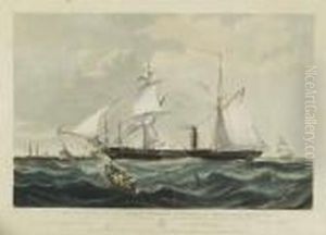 This View Of Her Majesty's Steam Frigate Cyclops... by William Adolphu Knell