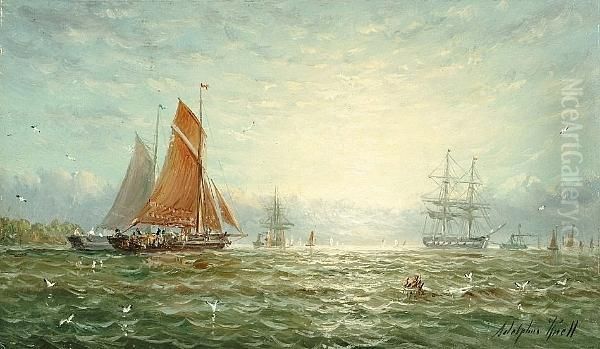 Shipping At Dawn; Returning Home At Dusk - view 1