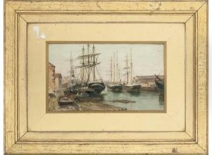 The Floating Harbour, Bristol by Charles Parsons Knight