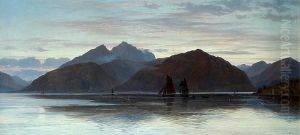 A Scottish Loch by Charles Parsons Knight