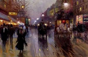 Rue De Paris by F. Coulis-Raymond