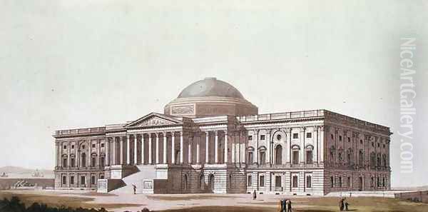 Washington, The Capitol, from 'Le Costume Ancien et Moderne' 1820 - view 1