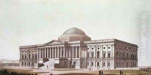 Washington, The Capitol, from 'Le Costume Ancien et Moderne' 1820 by G. Castellini