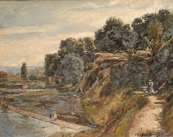 Figures In A Park - view 1