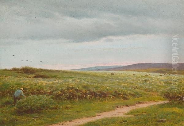 Cutting The Peat - view 1