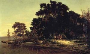 North Shore of Lake Pontchartrain at Mandeville by Richard Clague