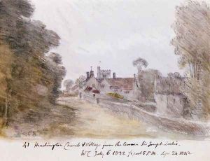 Headington Church And Village From The Terrace Of Sir Joseph Lock's