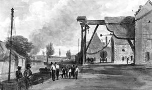 The Quayside, Magdalen Street, Oxford by Dr. William Crotch