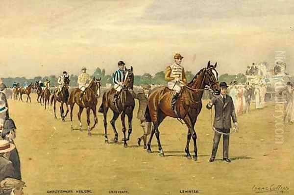 Lemberg and Greenback in the saddling ring - view 1