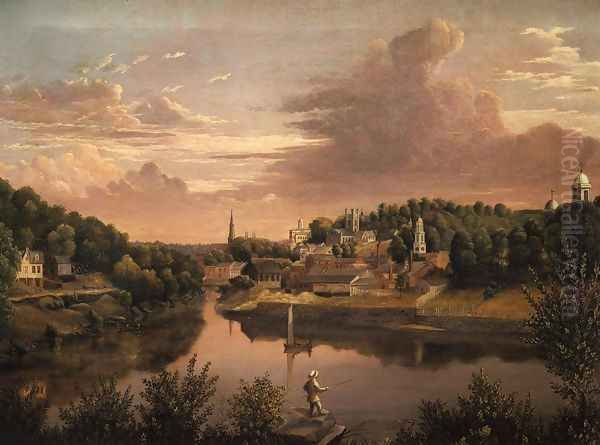 View of Norwich Harbor in 1849 - view 1