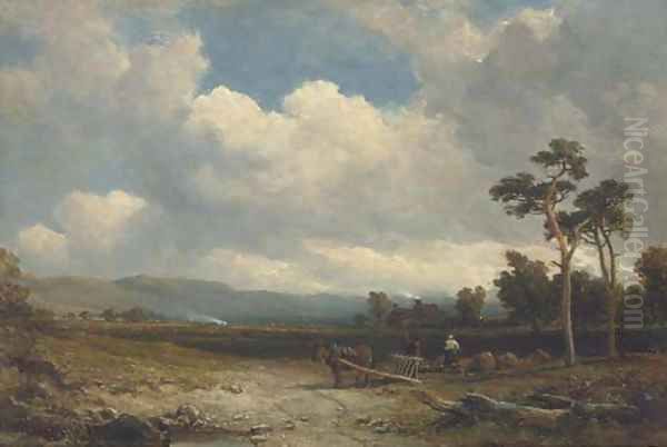 Tilling the land, early Autumn - view 1