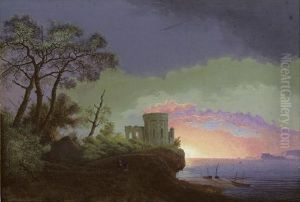 Landscape With A Classical Temple
