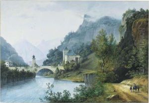 A View Of Saint Maurice, Wallis, Swizerland
