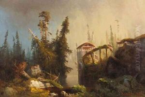 Gammelt Kvernhus by August Cappelen