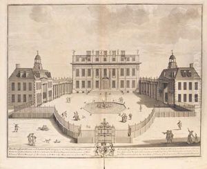 The South Prospect Of The Church Of St Clements Danes, London