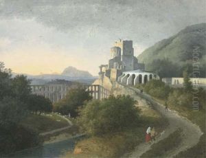 In The Alps by Joseph Augustus Knip