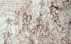 Drawing produced under the influence of hashish