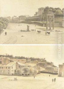 Two Views Of The Palatine Hill