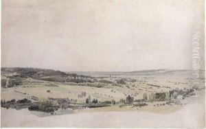 Panoramic Landscape by Joseph Augustus Knip