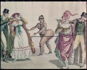 The Hottentot Venus in the Salon of the Duchess of Berry, 1830