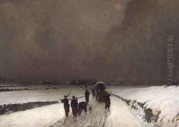 The Stragglers, Snow Effect, 1870 - view 1