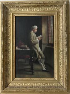 Der Lesende Rokokoadvokat by August Knoop