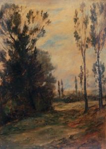 "waldlandschaft". Um 1890 "waldlandschaft". Um 1890