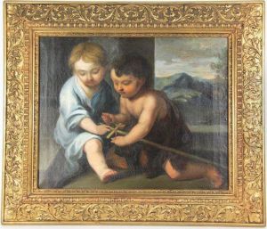 The Infant Christ And St John The Baptist by Imre, Emerich Knopp