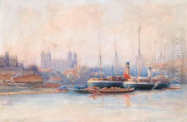 Evening On The Thames - view 1