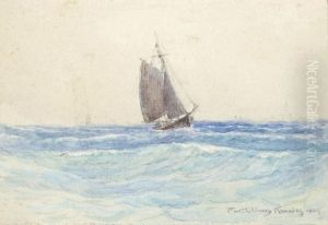 Boat Off The Coast Of Maine. by Farquhar Mcgillivr. Knowles