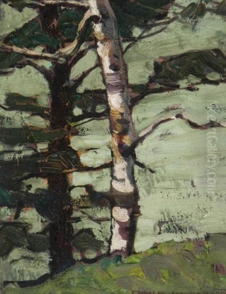 Trees At Rosebank On Lake Ontario, Neartoronto. - view 1