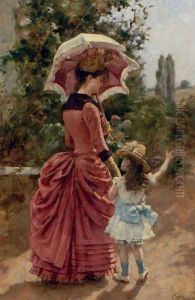 Mother And Child by Charles Cres
