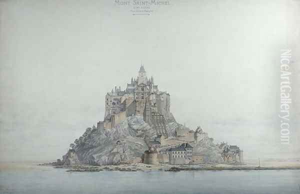 Mont Saint-Michel (west side), 1873 - view 1