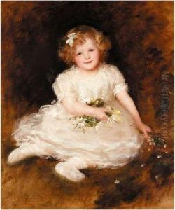 Portrait Of Vera Florence Rowe by Georges Sheridan Knowles