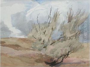 Tree In A Landscape by Archibald Knox