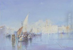 Bustling Activity On The Lagoon, Venice