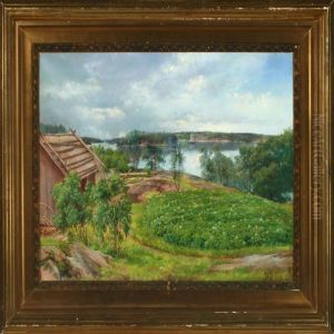 Landscape From Finland by Peder Knudsen
