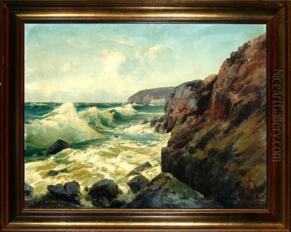 A Danish Coastal Scenery From Bornholm Island, Denmark - view 1