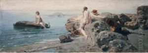 Naiads Spying On A Faun