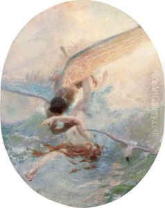 The Greeting Of The Wind And Waves by Benes Knupfer